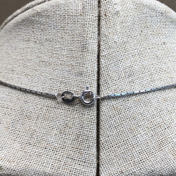 18K 778 AR Star SOLID WHITE GOLD CHAIN 3.1 Grams 18’ - Picture 4 of 9